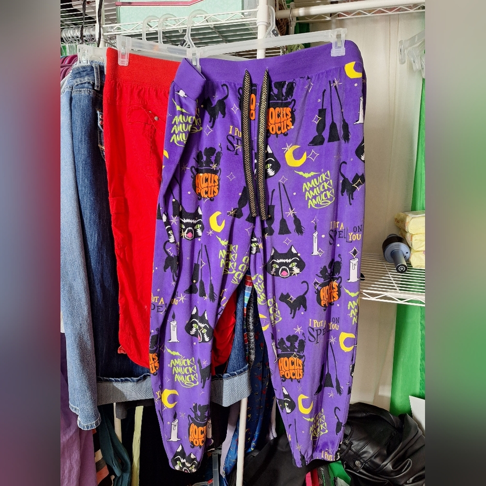 Purple Hocus Pocus Themed Joggers